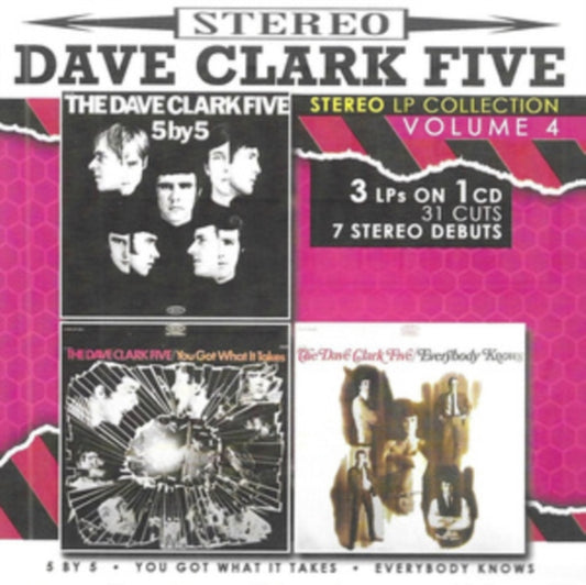 This CD is brand new.Format: CDThis item's title is: Stereo LP Collection, Vol. 4-3 LPs On 1 CD-31 Cuts-7 Stereo DebutsArtist: Dave Five ClarkBarcode: 097037056360Release Date: 5/3/2024
