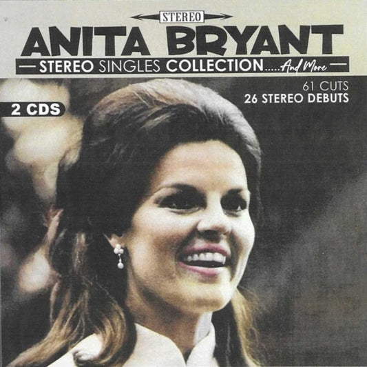 This CD is brand new.Format: CDThis item's title is: Stereo Singles Collection & More (2CD)Artist: Anita BryantBarcode: 097037109462Release Date: 3/7/2025