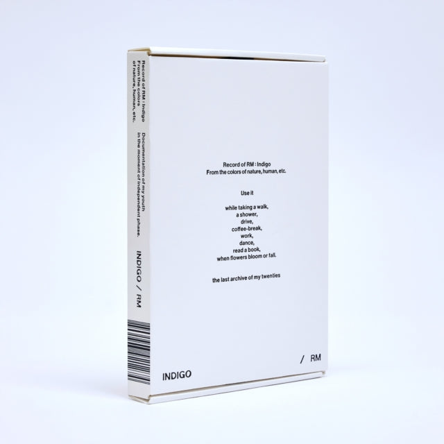 This CD is brand new.Format: CDThis item's title is: Indigo (Book Edition)Artist: Rm (Bts)Label: BIGHIT MUSICBarcode: 192641875311Release Date: 12/16/2022