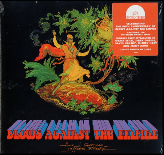 This LP Vinyl is brand new.Format: LP VinylMusic Style: Folk RockThis item's title is: Blows Against The Empire (50Th Anniversary/180G/Green Marble LP Vinyl) (I)Artist: Paul; Jefferson Starship KantnerLabel: LEGACYBarcode: 194398003818Release Date: 11/27/2020