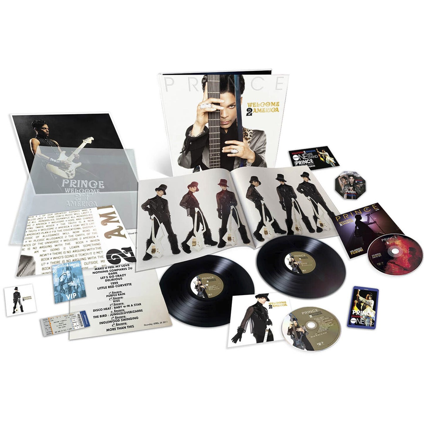 Controversy & Welcome 2 America (Deluxe/2LP/CD/Blu-Ray) & Gold Experience (2LP)