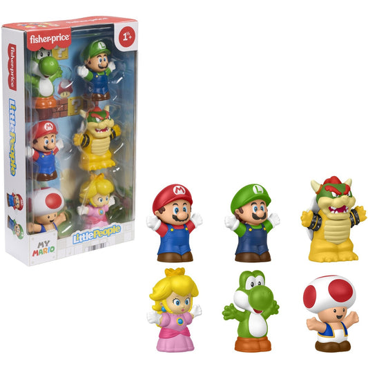 My Mario: Little People - Figure 6-Pack