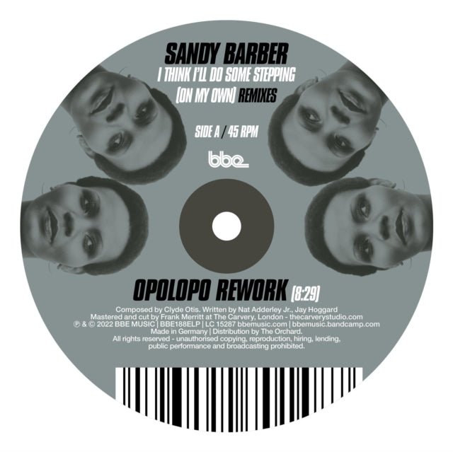 This LP Vinyl is brand new.Format: LP VinylThis item's title is: I Think I'll Do Some Stepping (On My Own) RemixesArtist: Sandy BarberLabel: R&B/SoulBarcode: 196292701487Release Date: 9/30/2022