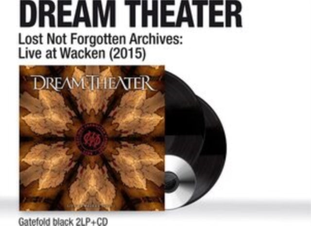 This LP Vinyl is brand new.Format: LP VinylMusic Style: Progressive MetalThis item's title is: Lost Not Forgotten Archives: Live At Wacken (2015) (2LP/CD)Artist: Dream TheaterLabel: INSIDE OUT MUSICBarcode: 196587562212Release Date: 12/9/2022