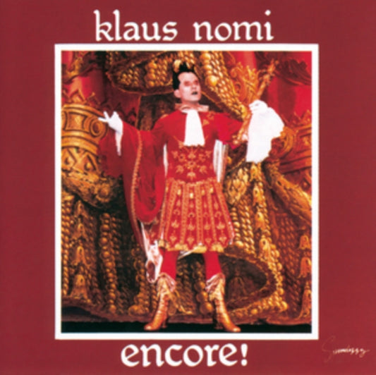 This LP Vinyl is brand new.Format: LP VinylMusic Style: Synth-popThis item's title is: Encore (Nomi's Best) (Reissue)Artist: Klaus NomiLabel: Rock/PopBarcode: 196587890711Release Date: 6/16/2023