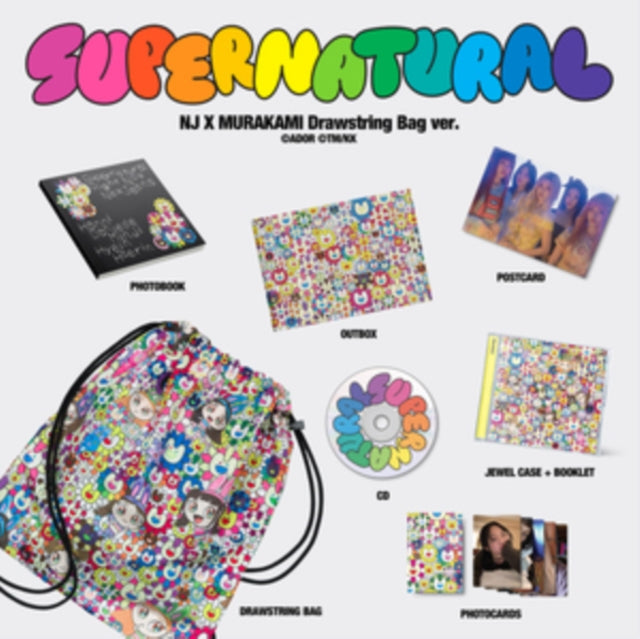 Newjeans Supernatural Nj X Murakami (Drawstring Bag Ver.)