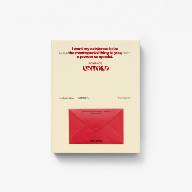 This CD is brand new.Format: CDThis item's title is: Romance : Untold (Inceptio Ver.)Artist: EnhypenBarcode: 196922973543Release Date: 7/12/2024