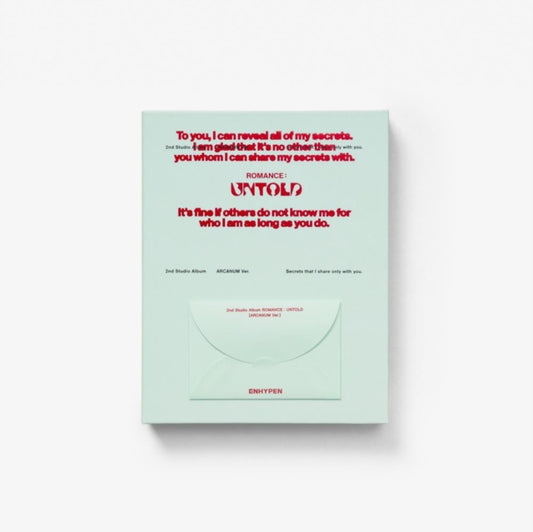 This CD is brand new.Format: CDThis item's title is: Romance : Untold (Arcanum Ver.)Artist: EnhypenBarcode: 196922973550Release Date: 7/12/2024