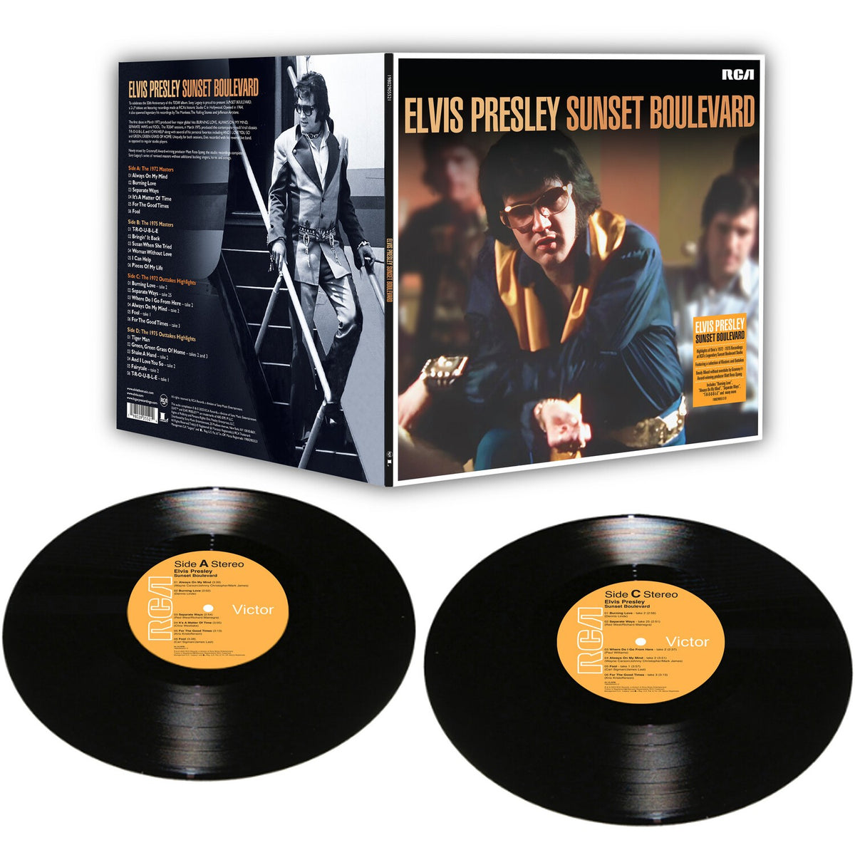 King In The Ring (2LP/140G/Dl Code) & Sunset Boulevard (2LP) & Rocks On (2LP/180G/Solid Blue Vinyl) & Elvis 30 #1 Hits (2LP/180G)