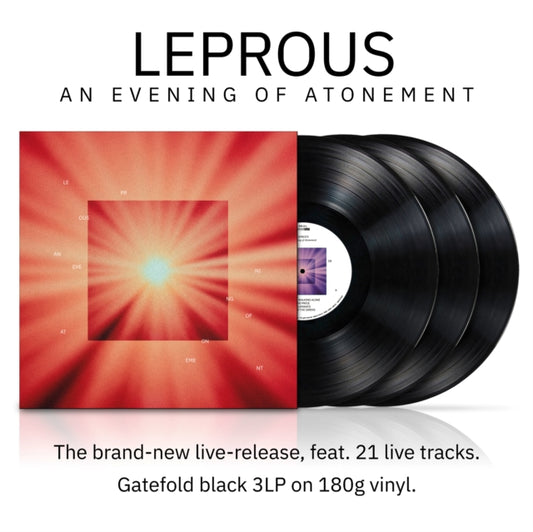 This LP Vinyl is brand new.Format: LP VinylThis item's title is: Evening Of Atonement (3LP)Artist: LeprousBarcode: 198029278019Release Date: 11/7/2025