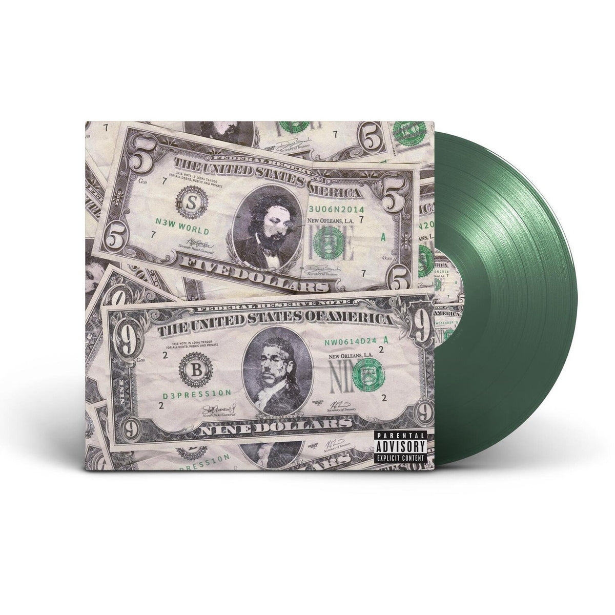 $Uicideboy$ - Long Term Effects Of Suffering (Glow Green LP Vinyl) & New World Depression (Coke Bottle LP Vinyl)