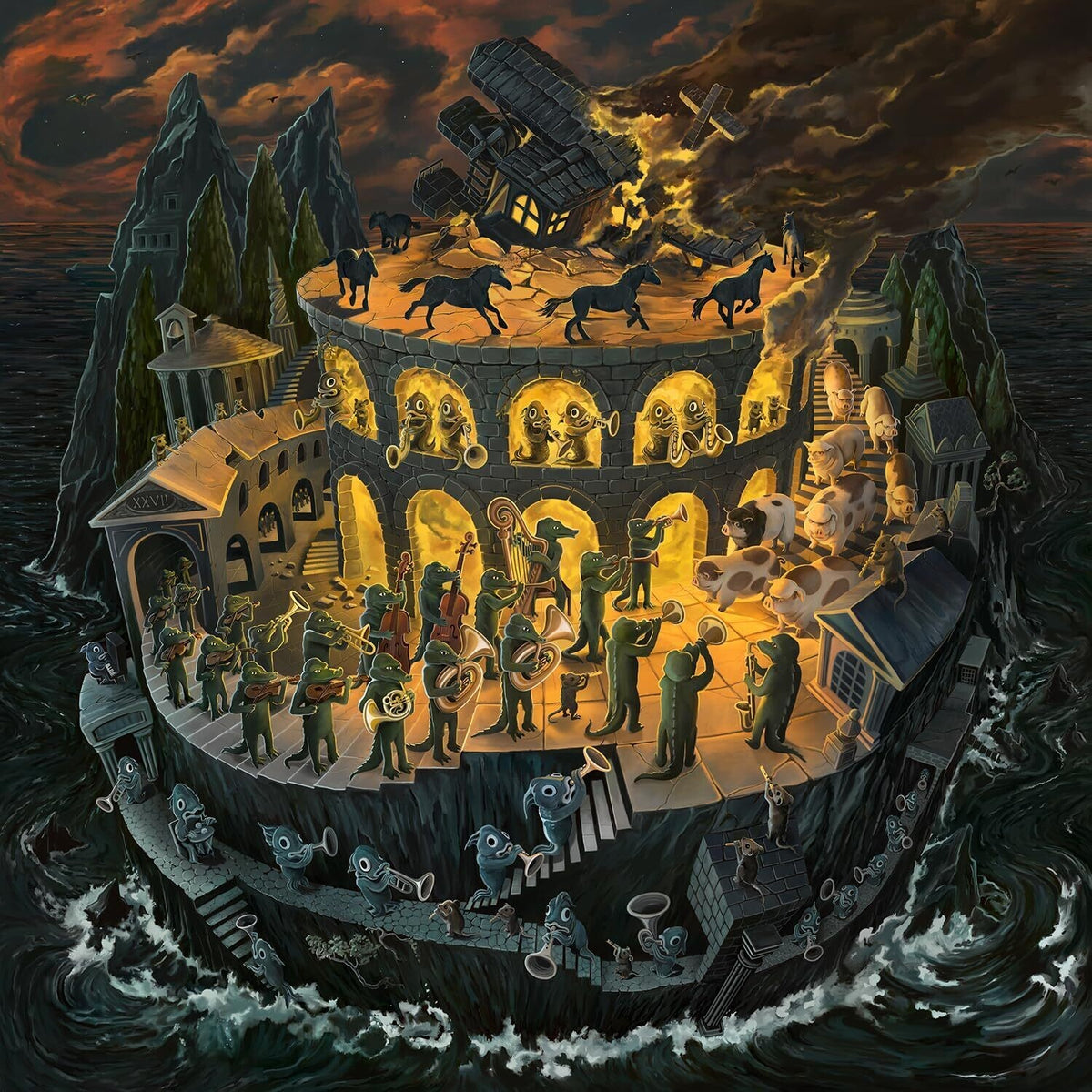 Phantom Island (X) (180G/Recycled LP Vinyl) & King Gizzard - Live In Miami '24 (Splatter Vinyl/3LP) & King Gizzard - Live In Las Vegas 24 (Splatter LP Vinyl) & Live In Brussels '19 (Fuzz Club Official Bootleg) & Nonagon Infinity Live (Coloured)