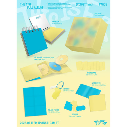 With You-Th (Blast Ver.) & This Is For (Is Ver.) & This Is For (For Ver.) & This Is For (Digipack Ver.) & This Is For (Confetti Ver.) & Ready To Be (12Th Mini Album)