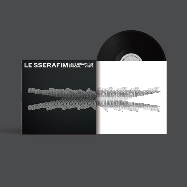 This LP Vinyl is brand new.Format: LP VinylThis item's title is: Easy-Crazy-Hot (Special LP Vinyl/Carbon Black LP Vinyl)Artist: Le SserafimBarcode: 198704525124Release Date: 9/5/2025