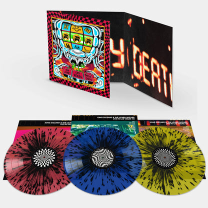 Rave Gizzard - Live In San Francisco '24 (3LP/Splatter Vinyl) & King Gizzard - Live In Las Vegas 24 (Splatter LP Vinyl) & Live Around The Globe: Part V (Colored LP Vinyl)