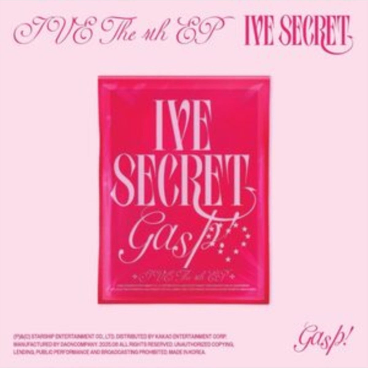 Ive The 4Th Ep Ive Secret (Gasp! Ver.) & I've Ive (Volume 1/Special Version) & I've Mine 1St Ep