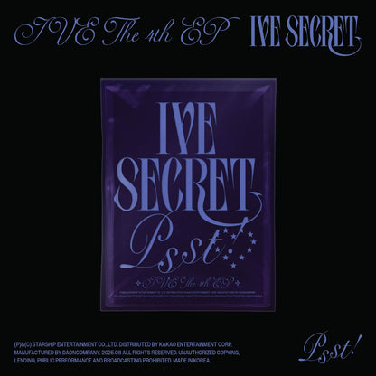 Ive The 4Th Ep Ive Secret (Psst! Ver.)  & I've Mine 1St Ep