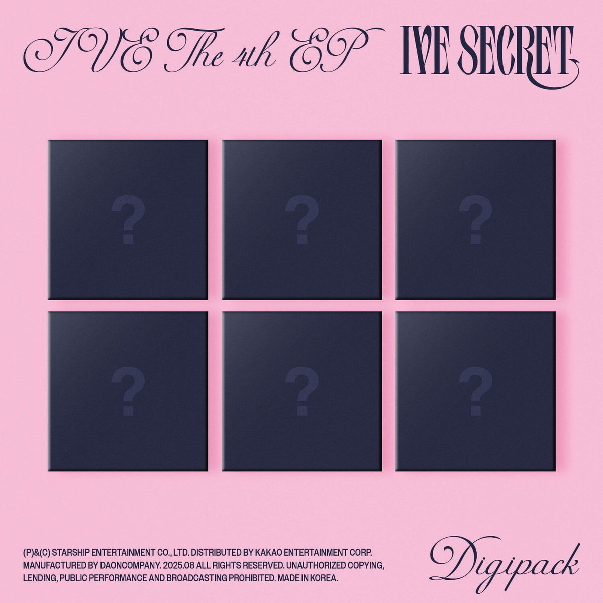 Ive The 4Th Ep Ive Secret (Digipack) & I've Ive (Volume 1/Special Version)