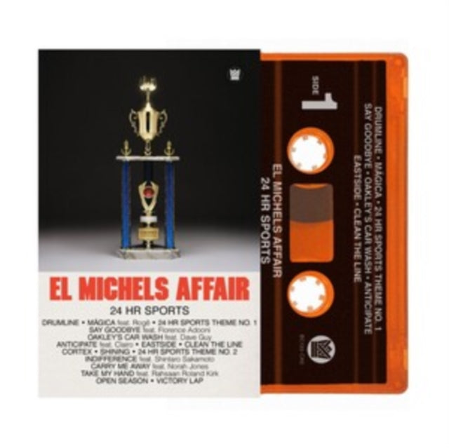 This Music Cassette is brand new.Format: Music CassetteThis item's title is: 24 Hr Sports (Clear Orange Cassette)Artist: El Michels AffairBarcode: 349223013382Release Date: 9/5/2025