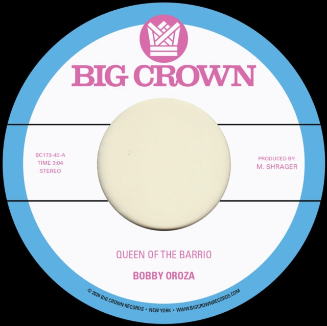 This 7 Inch Vinyl is brand new.Format: 7 Inch VinylMusic Style: SoulThis item's title is: Queen Of The Barrio B/W GoddessArtist: Bobby OrozaLabel: Big Crown RecordsBarcode: 349223017311Release Date: 3/15/2024