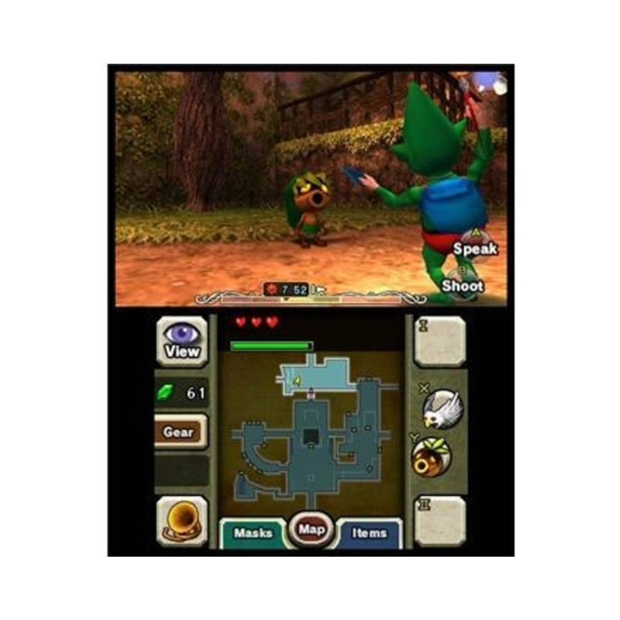 This is brand new.Nintendo Selects highlights a variety of great games at a great price, including this one.  In three days, the moon will fall and the land of Termina will meet with a terrible fate.