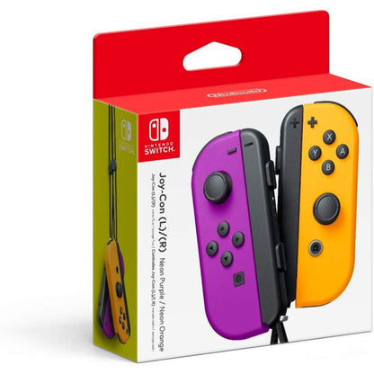 Nintendo - Switch Joy-Con (L/R) - Neon Purple / Neon Orange