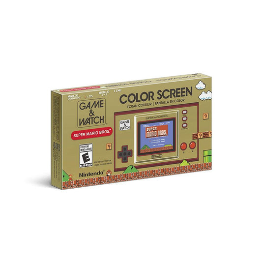 This is brand new.Tap into Nintendo’s robust history with this special Game & Watch system that includes the original Super Mario Bros. game, a digital clock, and more!
Play Super Mario Bros.