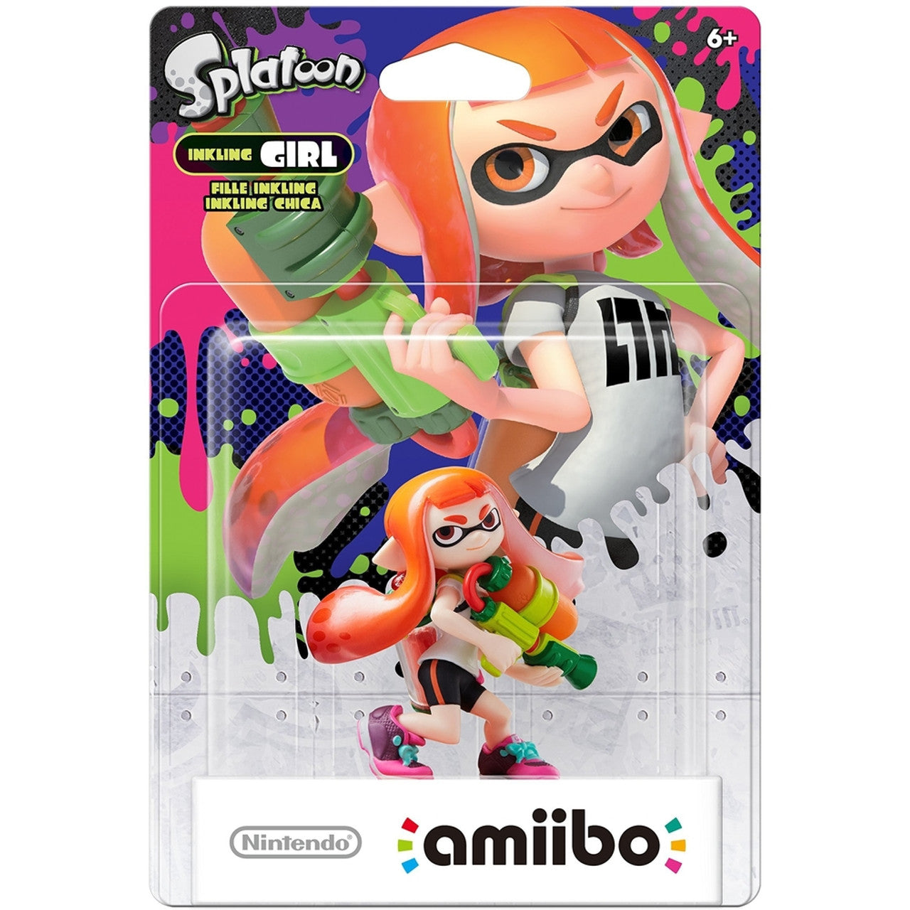 This is brand new.The Inkling Girl amiibo Figure hails from the city of Inkopolis in the game Splatoon. They crave team-based competition and love to customize their gear before participating in Turf War.