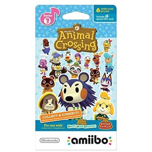 amiibo cards 6-pack Animal Crossing - Series 3 (18 in Display)