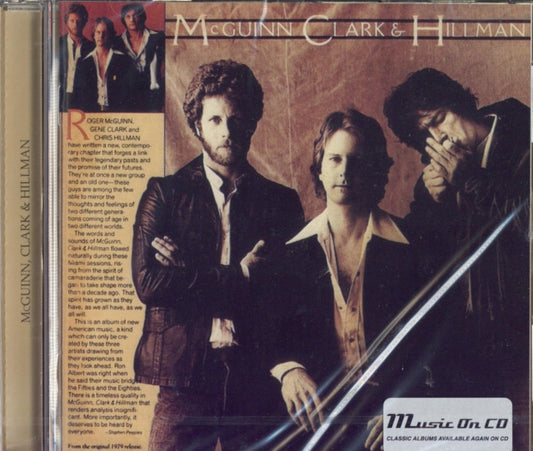 Product Image : This CD is brand new.<br>Format: CD<br>Music Style: Folk Rock<br>This item's title is: Mcguinn Clark & Hillman (24Bit Remaster)<br>Artist: Mcguinn Clark & Hillman<br>Label: MUSIC ON CD<br>Barcode: 600753821459<br>Release Date: 6/14/2018