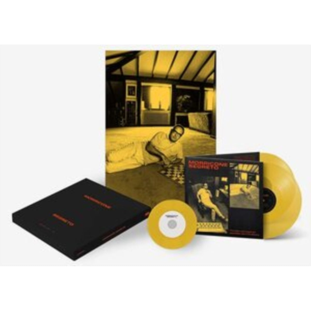Ennio Morricone - Morricone Segreto (Yellow Vinyl/2LP/7Inch Single Collector's Edition) & Blue-Eyed Bandit (Il Bandito Dagli Occhi Azzurri) Ost & Morricone Segreto Songbook (1962-1973) (2LP) & Bird With The Crystal Plumage (140G/Crystal Clear LP