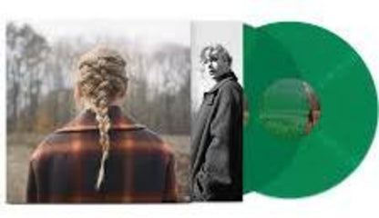 Taylor Swift - Evermore (Translucent Green Vinyl/2LP) & Midnights (X) (Mahogany Color LP Vinyl) & 1989 (Taylor's Version) (2LP/Crystal Skies Blue Vinyl) & Red