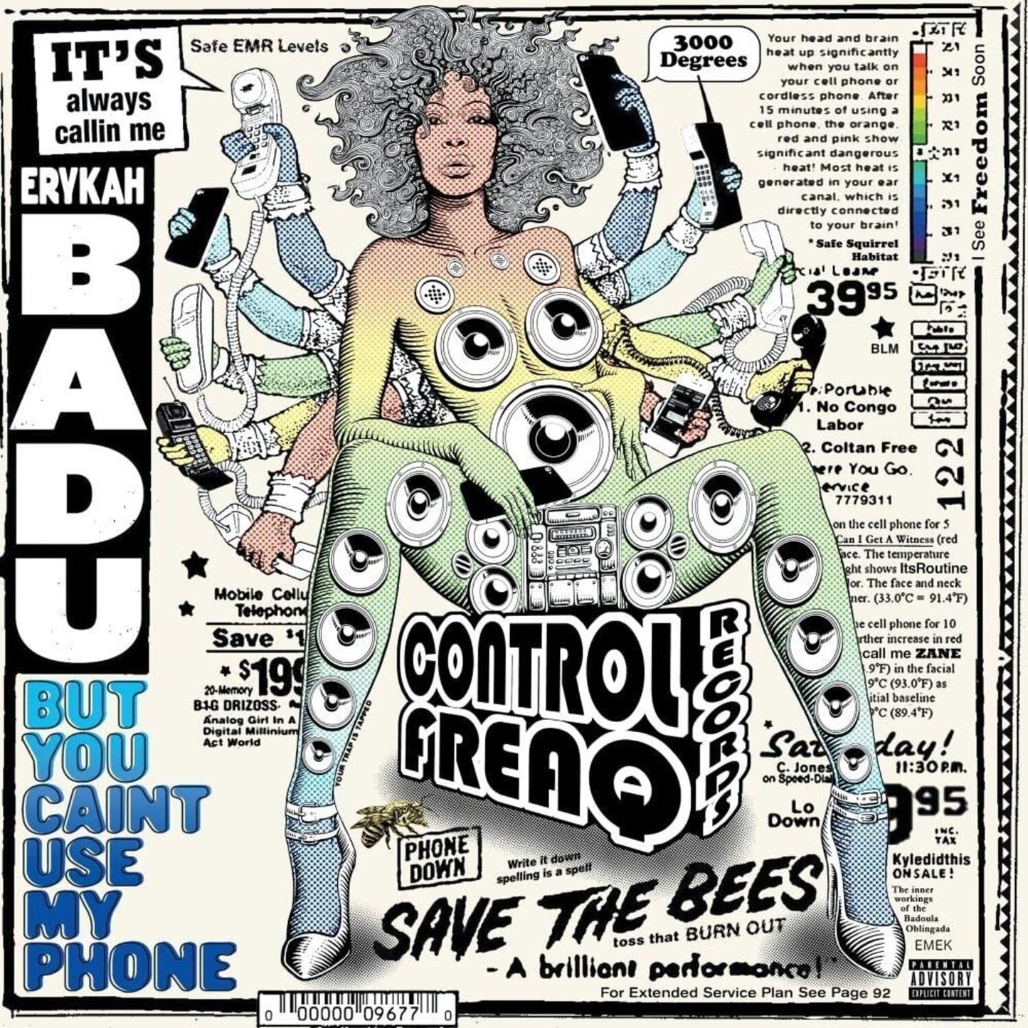 Erykah Badu - But You Caint Use My Phone (Purple LP Vinyl) & Mama's Gun