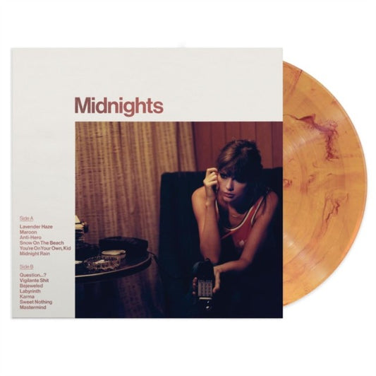 Midnights (X) (Blood Moon LP Vinyl) & Red & Fearless Platinum Edition