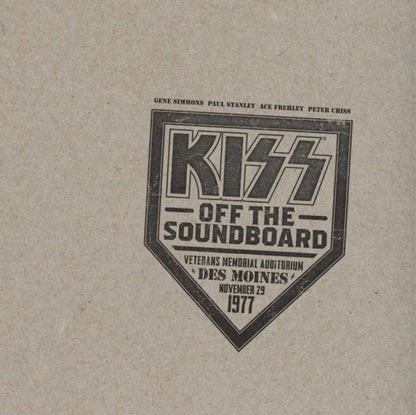 Kiss Off The Soundboard: Live In Des Moines (2LP) & Monster & Lick It Up & Peter Criss