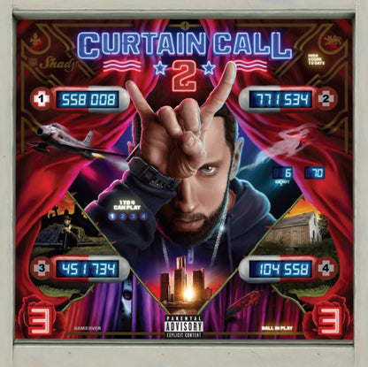 Curtain Call 2 (2LP) & Marshall Mathers LP2 (10Th Anniversary Edition) (Expanded Deluxe/4LP) & Kamikaze (Opaque Olive Green LP Vinyl/Gatefold Jacket)
