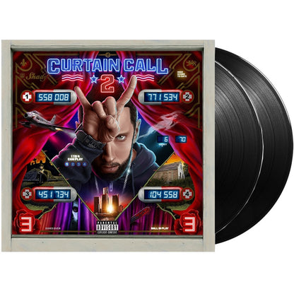 Curtain Call 2 (2LP) & Death Of Slim Shady (Coup De Grace) (X) (Red/Blue Vinyl/2LP) & Encore & Marshall Mathers LP 2 & Kamikaze (Opaque Olive Green LP Vinyl/Gatefold Jacket) & Eminem Show