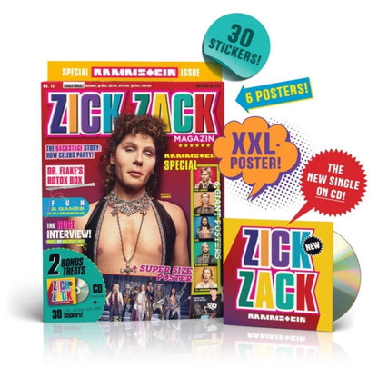 Zeit & Zick Zack (CD/Magazine) & Herzeleid