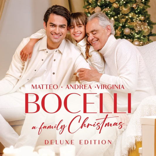 This LP Vinyl is brand new.Format: LP VinylThis item's title is: Family Christmas (Deluxe Edition) (2LP)Artist: Andrea; Matteo Bocelli & Virginia Bocelli BocelliBarcode: 602458241648Release Date: 11/10/2023