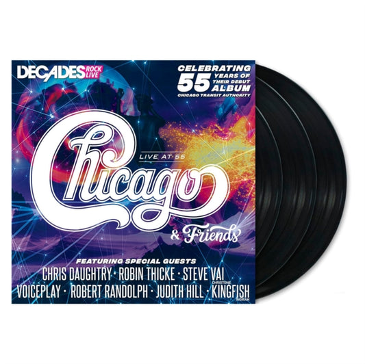 This LP Vinyl is brand new.Format: LP VinylThis item's title is: Live At 55 (3LP)Artist: Chicago & FriendsLabel: Mercury Studios (5)Barcode: 602465741377Release Date: 11/22/2024