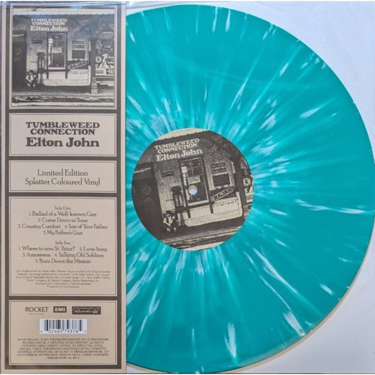 Caribou (50Th Anniversary Edition/2LP/Blue Vinyl) & Tumbleweed Connection (Green Splatter LP Vinyl/180G) & Don't Shoot Me I'm Only The Piano Player (Red Splatter LP Vinyl/180G) & Madman Across The Water (LP)