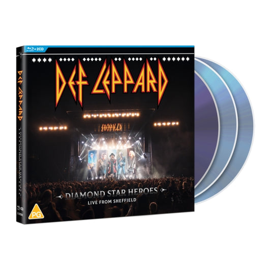 This CD is brand new.Format: CDThis item's title is: Diamond Star Heroes: Live From Sheffield (Blu-Ray/2CD)Artist: Def LeppardBarcode: 602478260452Release Date: 11/21/2025