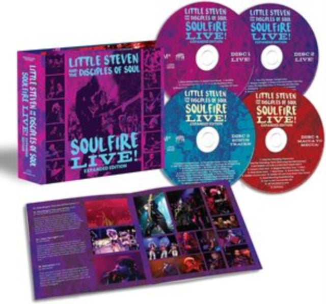 This CD is brand new.Format: CDMusic Style: Blues RockThis item's title is: Soulfire Live! (Expanded Edition/4CD)Artist: Little Steven & The Disciples Of SoulLabel: UMEBarcode: 602507184216Release Date: 1/29/2021
