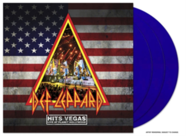 Product Image : This LP Vinyl is brand new.<br>Format: LP Vinyl<br>Music Style: Disco<br>This item's title is: Hits Vegas - Live At Planet Hollywood (3LP/Translucent Blue Vinyl)<br>Artist: Def Leppard<br>Label: EAGLE ROCK ENTERTAINMENT<br>Barcode: 602507418502<br>Release Date: 12/11/2020