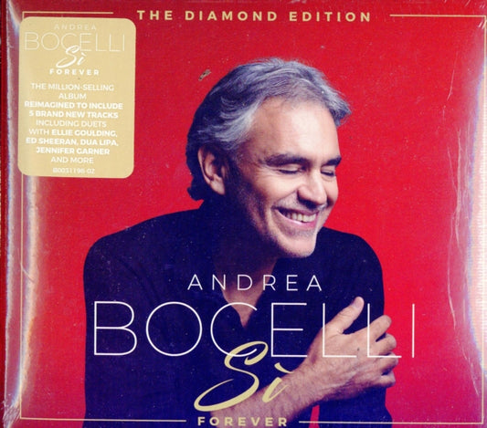 This CD is brand new.Format: CDMusic Style: Rock & RollThis item's title is: Si Forever The Diamond EditionArtist: Andrea BocelliLabel: DECCABarcode: 602508151712Release Date: 11/8/2019
