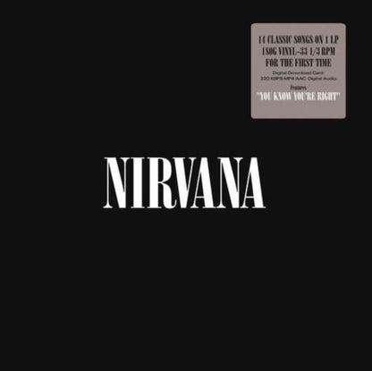 Live At Reading & Incesticide (20Th Anniversary 45RPM Edition) & In Utero & In Utero: 2013 Mix (2LP) & Nirvana (150G/Dl Code) & Mtv Unplugged In New York (2 LP) & In Utero (180G/33-1/3 RPM) & Unplugged In N.Y. & From The Muddy Banks Of The Wishkah