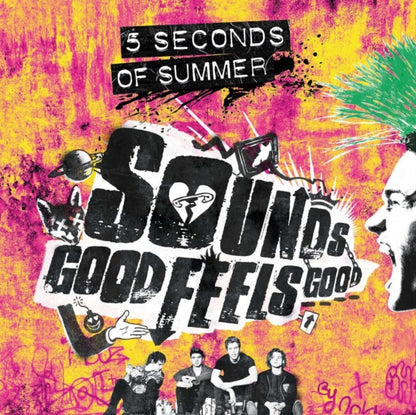5Sos5 (X) (White LP Vinyl) & Feeling Of Falling Upwards (Live From The Royal Albert Hall) (X) (2LP) & 5 Seconds Of Summer (10Th Anniversary Edition) (Red LP Vinyl) & Everyone's A Star! (X) (Neon Pink Glitter LP Vinyl) & Calm (X) & Sounds Good Feels Good
