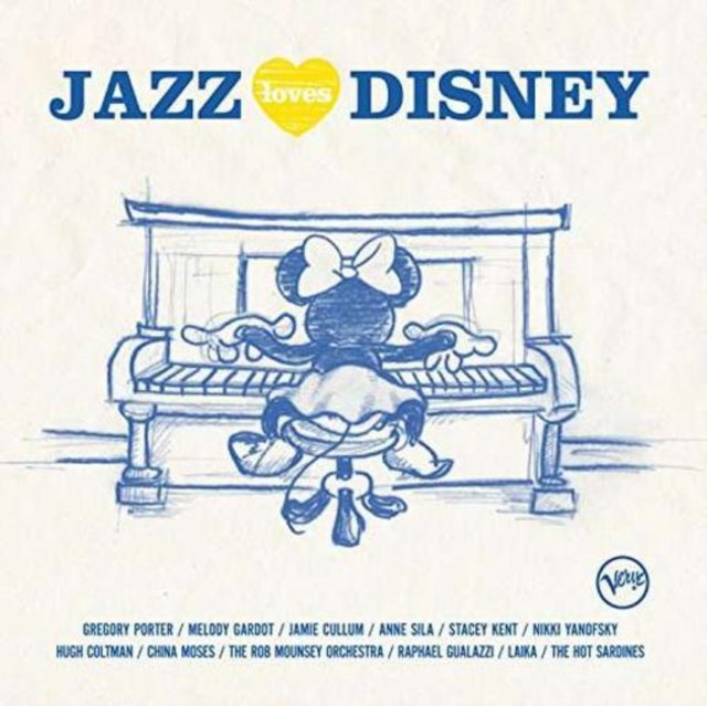 This CD is brand new.Format: CDMusic Style: Alternative RockThis item's title is: Jazz Loves DisneyArtist: Various ArtistsLabel: EpicBarcode: 602557118940Release Date: 1/13/2017