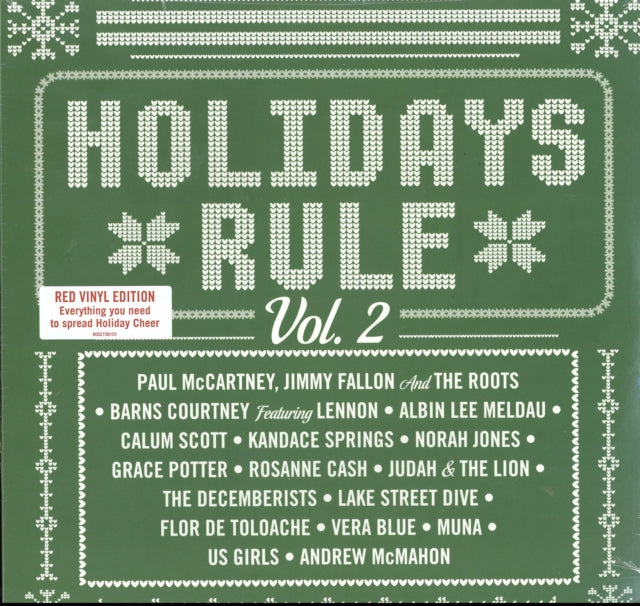 This LP Vinyl is brand new.Format: LP VinylMusic Style: HolidayThis item's title is: Holidays Rule Volume 2Artist: Various ArtistsLabel: CAPITOLBarcode: 602557800647Release Date: 11/17/2017