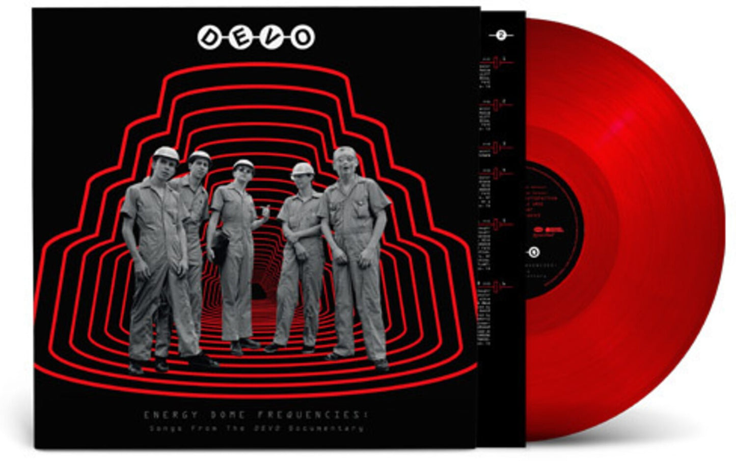 Energy Dome Frequencies: Songs From The Devo Documentary (Red LP Vinyl) & Somewhere With Devo (Red LP Vinyl) & Somewhere With Devo (Yellow LP Vinyl)